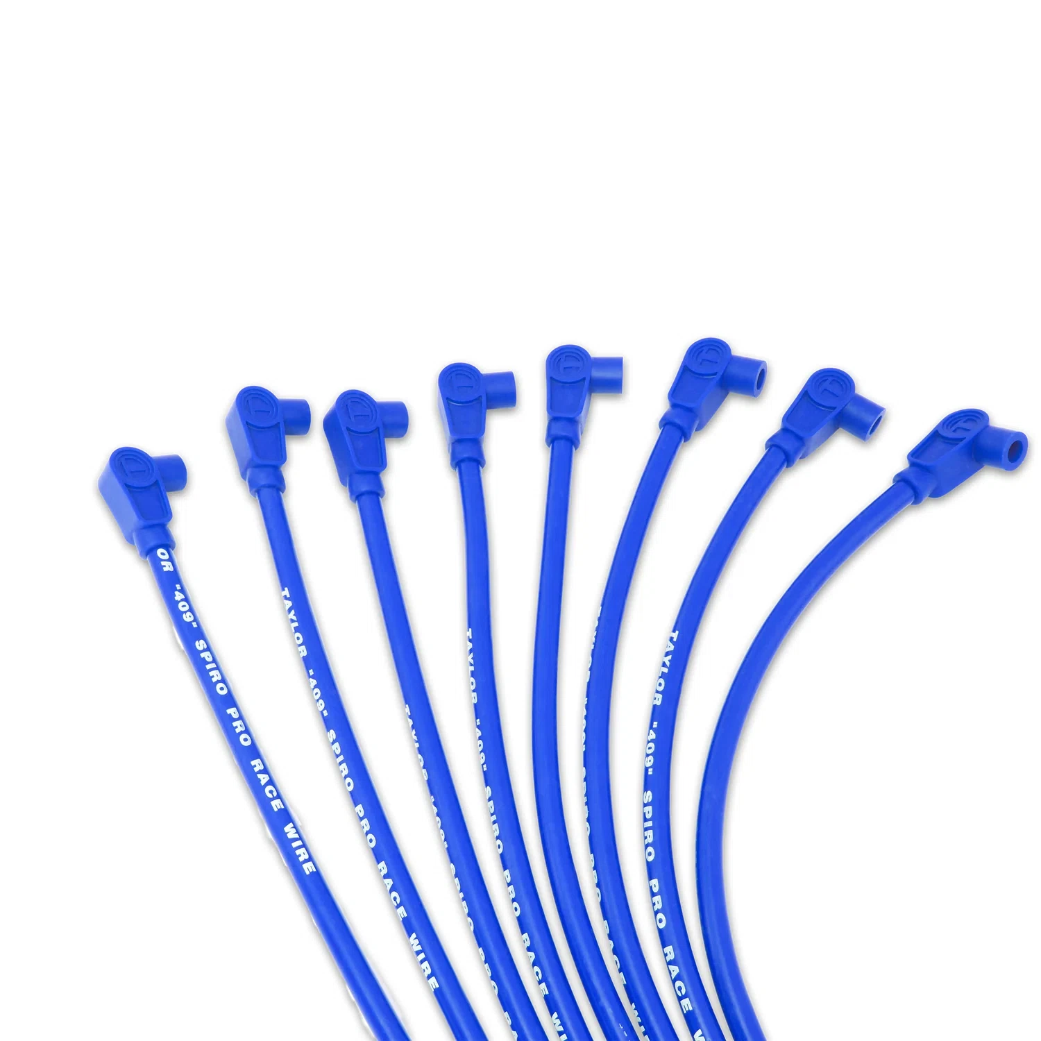 Spark Plug Wire Set Universal 10.4mm Silicone Spiro Pro 409 409 90_ Blue 79651